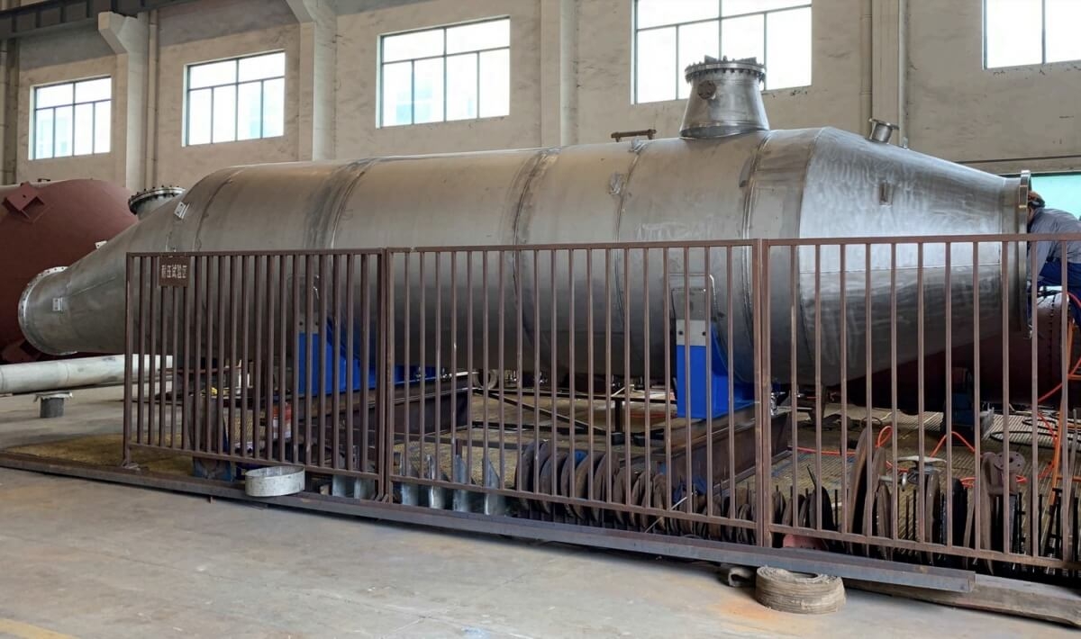Two titanium heat exchangers for the KCHK branch of JSC UCC URALCHEM