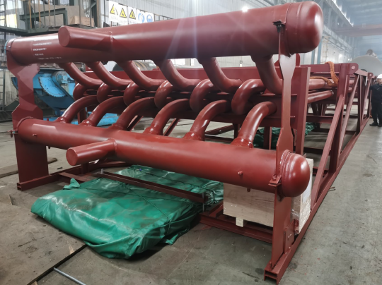 Steam-air mixture heater (PVS) and steam-gas mixture heating coil (PGS) for the steam reforming unit